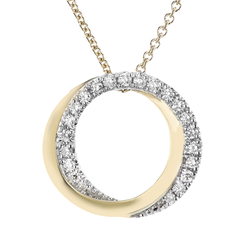 ZP1316 Pendant in 14k Gold with Diamonds