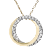 ZP1316 Pendant in 14k Gold with Diamonds