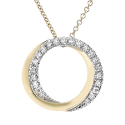 ZP1316 Pendant in 14k Gold with Diamonds