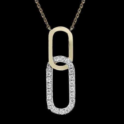 ZP1317 Pendant in 14k Gold with Diamonds