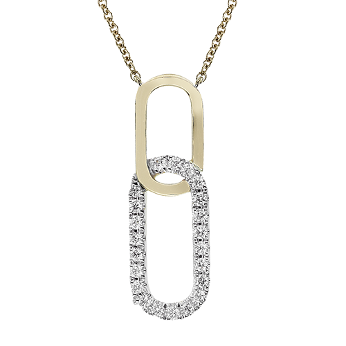 ZP1317 Pendant in 14k Gold with Diamonds