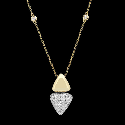 ZP1323 Pendant in 14k Gold with Diamonds