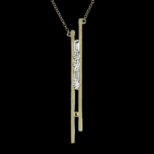 ZP1328 Pendant in 14k Gold with Diamonds