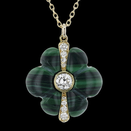 ZP1330 Pendant in 14k Gold with Diamonds