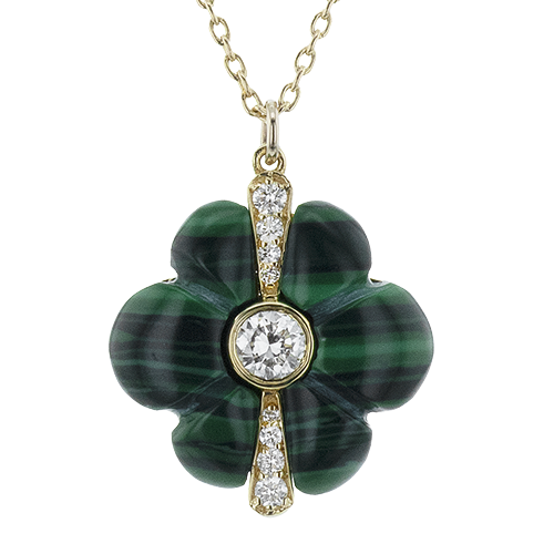 ZP1330 Pendant in 14k Gold with Diamonds