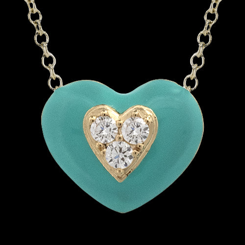 ZP1336 Pendant in 14k Gold with Diamonds