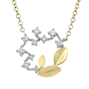 ZP1340 Pendant in 14k Gold with Diamonds