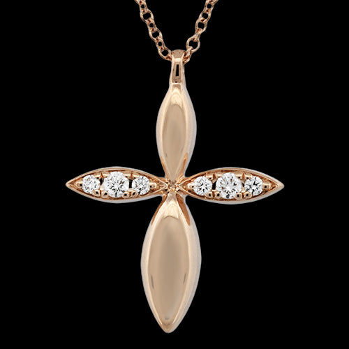 ZP1349 Pendant in 14k Gold with Diamonds