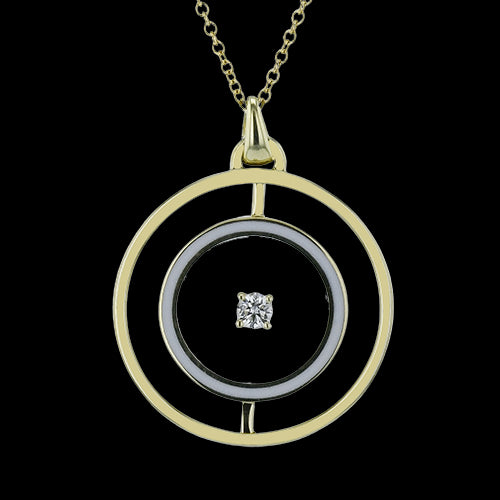ZP1360 Pendant in 14k Gold with Diamonds