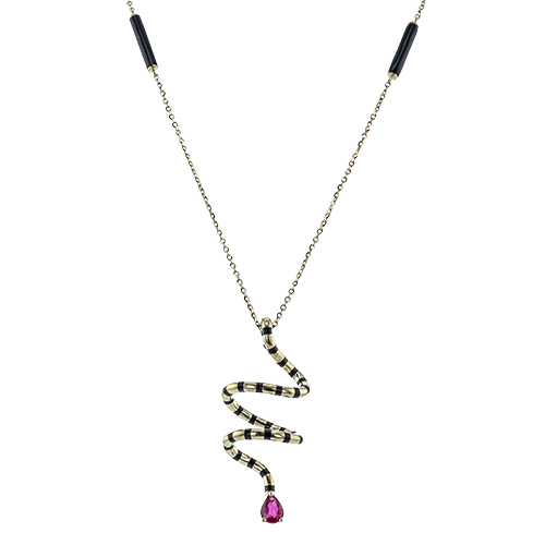 ZP1361 Color Pendant in 14k Gold