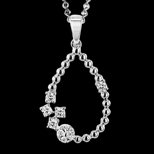 ZP1362 Pendant in 14k Gold with Diamonds