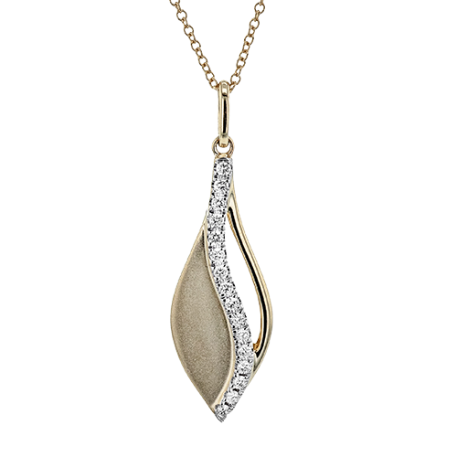 ZP1372 Pendant in 14k Gold with Diamonds