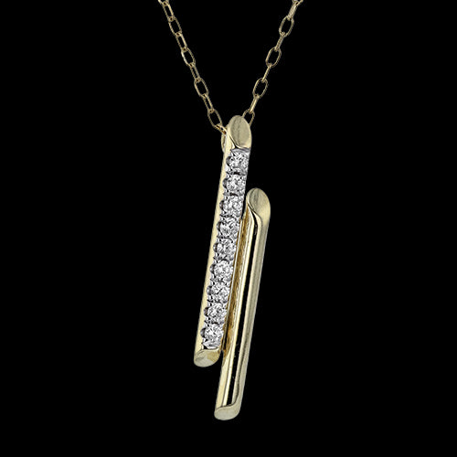 ZP1373 Pendant in 14k Gold with Diamonds