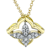 ZP1385 Pendant in 14k Gold with Diamonds