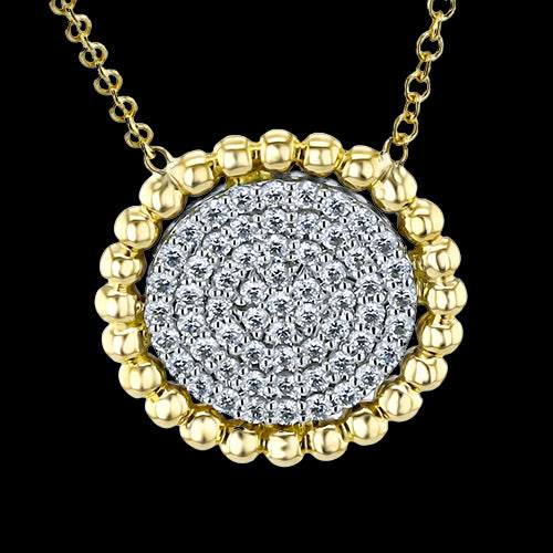 ZP1388 Pendant in 14k Gold with Diamonds