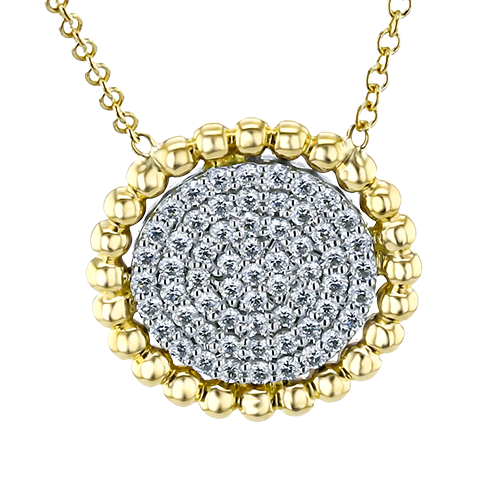 ZP1388 Pendant in 14k Gold with Diamonds