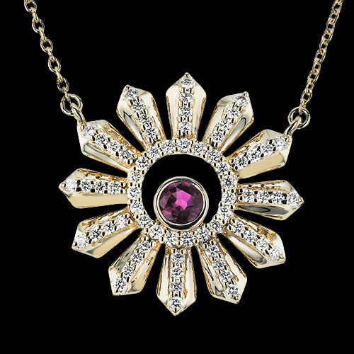 ZP1395 Pendant in 14k Gold with Diamonds