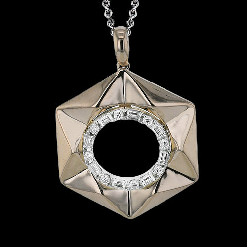 ZP1396 Pendant in 14k Gold with Diamonds