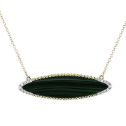 ZP1400 Color Pendant in 14k Gold with Diamonds