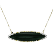 ZP1400 Color Pendant in 14k Gold with Diamonds
