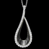 ZP156 Pendant in 14k Gold with Diamonds