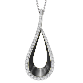 ZP156 Pendant in 14k Gold with Diamonds