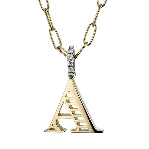 ZP1700 Pendant in 18k Gold with Diamonds