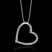 ZP199 Heart Pendant in 14k Gold with Diamonds