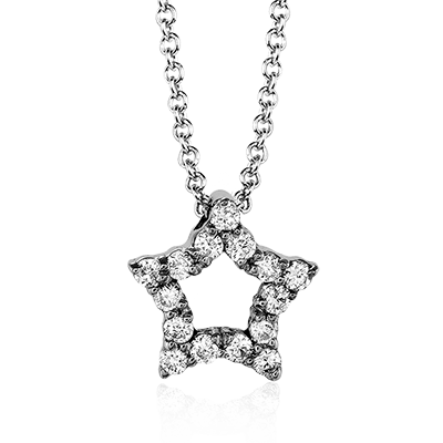 ZP288 Pendant in 14k Gold with Diamonds