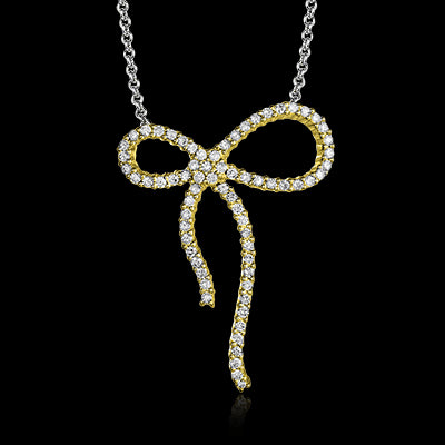 ZP512 Pendant in 14k Gold with Diamonds