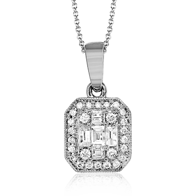 ZP732 Pendant in 14k Gold with Diamonds