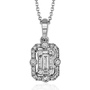 ZP739 Pendant in 14k Gold with Diamonds