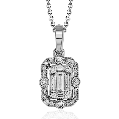 ZP739 Pendant in 14k Gold with Diamonds
