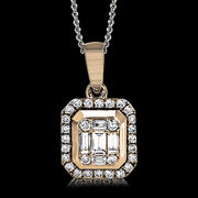 ZP745 Pendant in 14k Gold with Diamonds