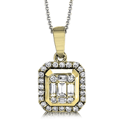 ZP745 Pendant in 14k Gold with Diamonds