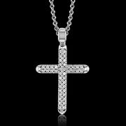 ZP800 Cross Pendant in 14k Gold with Diamonds