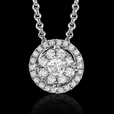 ZP827 Pendant in 14k Gold with Diamonds