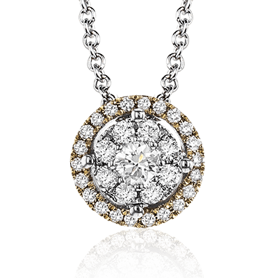 ZP827 Pendant in 14k Gold with Diamonds