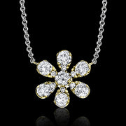 ZP829 Pendant in 14k Gold with Diamonds