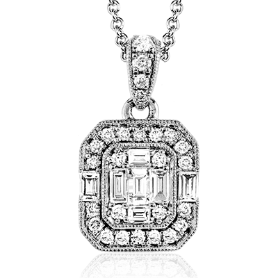 ZP831 Pendant in 14k Gold with Diamonds