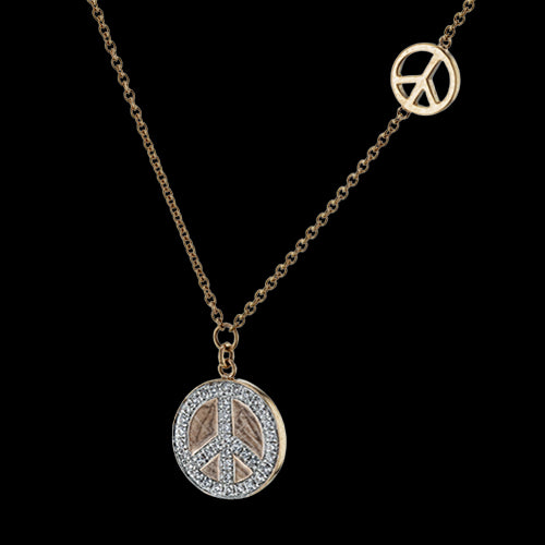 ZP916 Pendant in 14k Gold with Diamonds