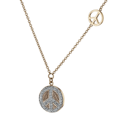 ZP916 Pendant in 14k Gold with Diamonds