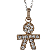 ZP945-B Pendant in 14k Gold with Diamonds