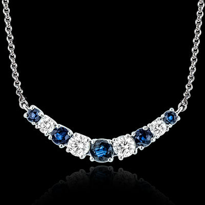 ZP953 Color Pendant in 14k Gold with Diamonds