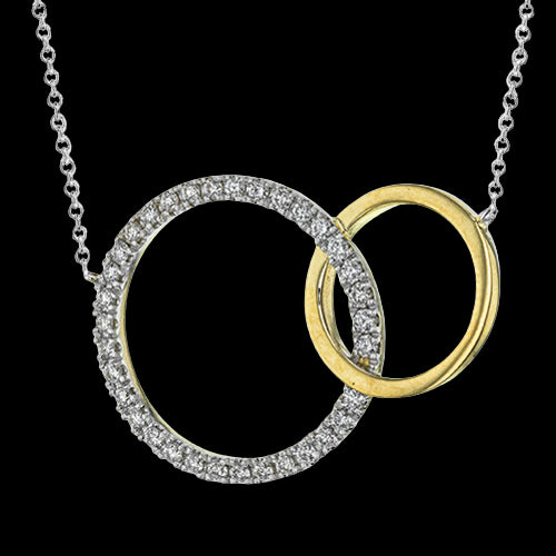 ZP954 Pendant in 14k Gold with Diamonds