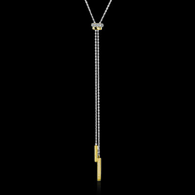 ZP984 Necklace in 14k Gold with Diamonds