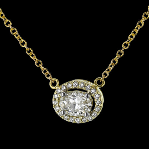 ZP990-Y Pendant in 14k Gold with Diamonds