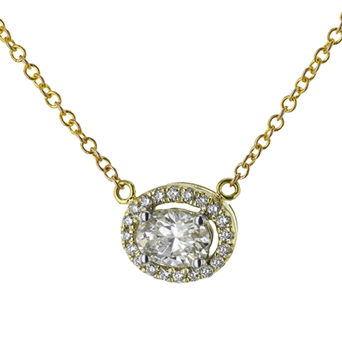 ZP990-Y Pendant in 14k Gold with Diamonds