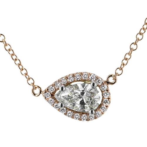 ZP992-R Pendant in 14k Gold with Diamonds