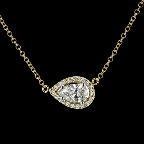 ZP992-Y Pendant in 14k Gold with Diamonds
